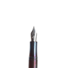 Kaweco Liliput Fireblue fountain pen with an elegant blue body and fine nib, ideal for precise writing and compact design.