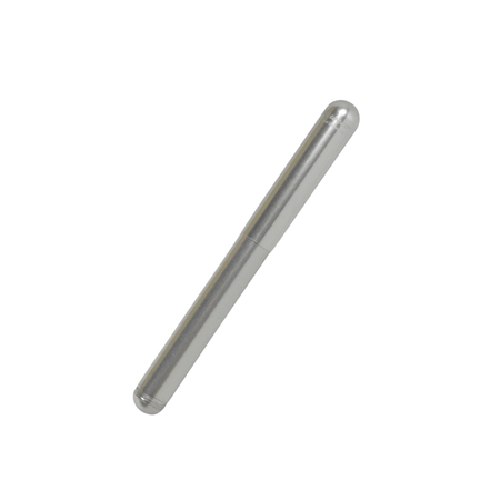 Kaweco Liliput Silver fountain pen with a sleek design, featuring an extra-fine nib and compact size for portable writing.