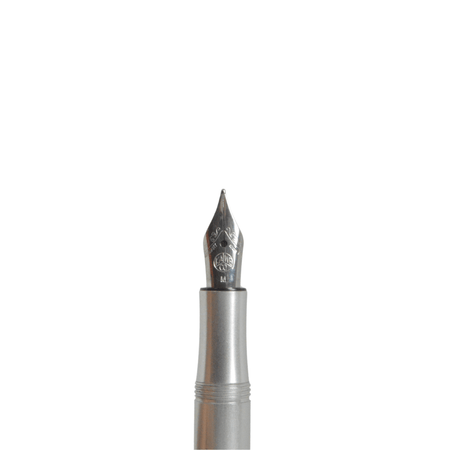 Kaweco Liliput Silver fountain pen with an elegant compact design and fine nib, ideal for precise writing.
