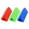 Blue KUM pencil grip eraser with a comfortable, ergonomic design for easy erasing and improved writing control.