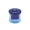 Blue KUM Color Combi Pencil Sharpener with 8mm blade for precise sharpening of colored and standard pencils.