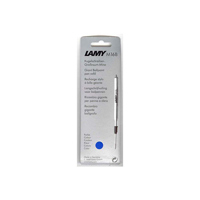 Lamy M16 ballpoint pen refill in black, designed for smooth writing and compatible with Lamy ballpoint pens.