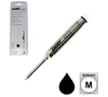 Lamy M22 compact ballpoint pen refill in fine black ink, designed for smooth writing and easy replacement.