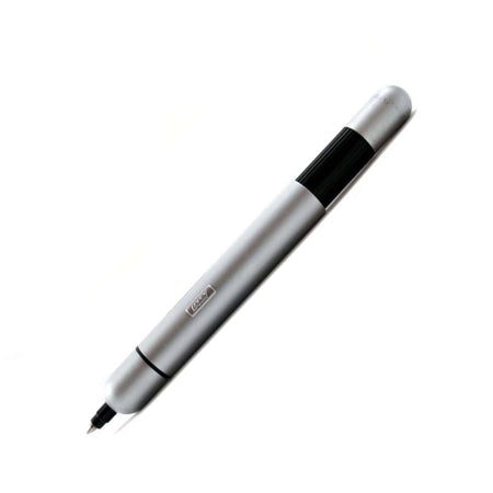 Lamy Pico chrome ballpoint pen with sleek, compact design and clip for easy carrying.