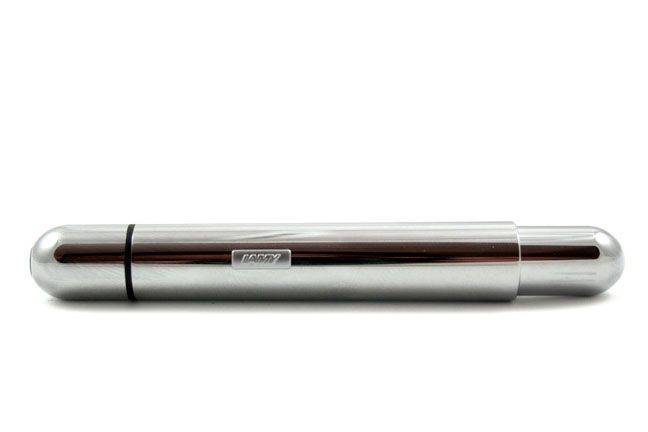 Lamy Pico chrome ballpoint pen with sleek compact design, perfect for writing and everyday use.