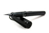 Lamy AL Star black fountain pen with extra-fine steel nib, sleek design, and modern look for smooth writing.
