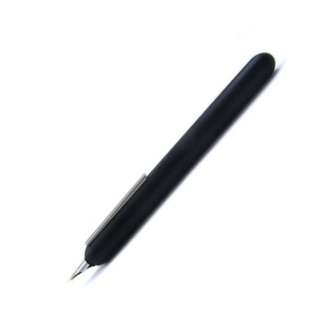 Lamy Dialog 3 fountain pen with gold accents and an extra-fine nib, showcasing its sleek design and premium craftsmanship.