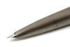 Lamy 2000 stainless steel fountain pen with gold accents, featuring a sleek design and fine nib, designed for smooth writing.