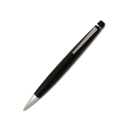Lamy 2000 black mechanical pencil with 0.5mm lead, sleek design and ergonomic grip for precise writing.