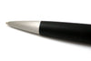Lamy 2000 black mechanical pencil with 0.5mm lead, sleek design, and metal clip for precise writing.