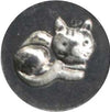 Le Potier D'etain wax seal with alligator design, crafted by Le Portier D'etain for sealing letters and decorative purposes.
