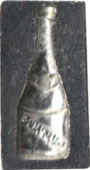 Le Potier D'etain wax seal featuring an alligator design, crafted by Le Portier D'etain, for sealing and decorative purposes.