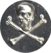 Le Portier D'etain wax seal featuring an alligator design, showcasing intricate craftsmanship on a decorative wax seal.