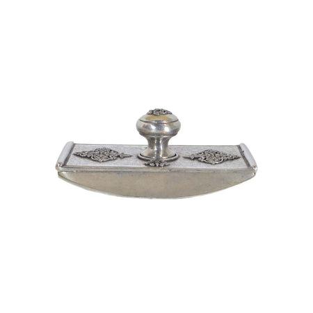Le Potier D'etain filigree blotter with intricate metalwork, showcasing elegant design and craftsmanship.
