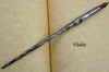 Le Potier D'etain pewter calligraphy dip pen with Fleur-de-Lys design, crafted for elegant writing and artistic calligraphy.
