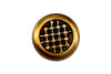 Bronze 10 ml ink bottle by Le Potier D'etain with floral design, showcasing the compact and elegant ink container.