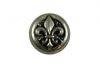Le Potier D'etain 10 ml pewter ink bottle with ornate filigree design for ink storage and writing accessories.