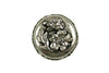 Le Potier D'etain 10 ml pewter ink bottle with intricate filigree design for vintage writing or calligraphy.