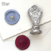 Le Potier D'etain wax seal with anchor design, featuring intricate detailing in a classic wax seal style.
