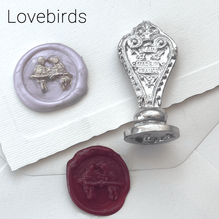 Le Potier D'etain wax seal with anchor design, featuring a classic metal seal for decorative or sealing purposes.