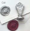 Le Potier D'etain wax seal with anchor design, natural wax finish, used for sealing documents and decorative crafts.