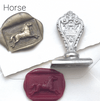 Le Potier D'etain wax seal with anchor design, featuring intricate metal craftsmanship and classic maritime motif.