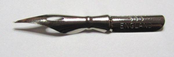 Leonardt 300 ball point nib for fountain pens, showing a sleek metal nib with fine tip for precise writing.