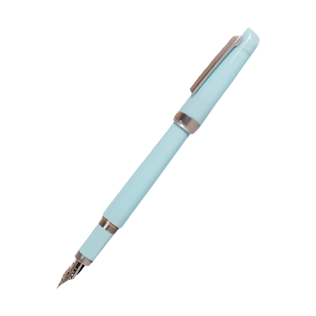Light blue Jean-Pierre Lepine Yuzu fountain pen with a sleek design and smooth ink flow, ideal for writing elegance.