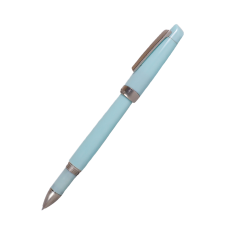 Jean-Pierre Lepine Yuzu rollerball pen in light blue with a sleek, smooth finish and elegant design.