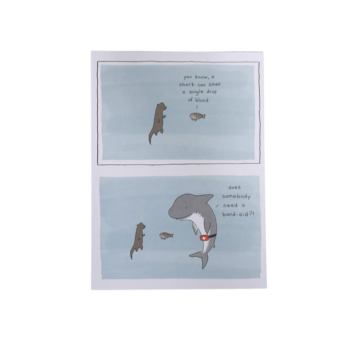 Set of Liz Climo postcards featuring whimsical animal illustrations and humorous designs for mailing or display.