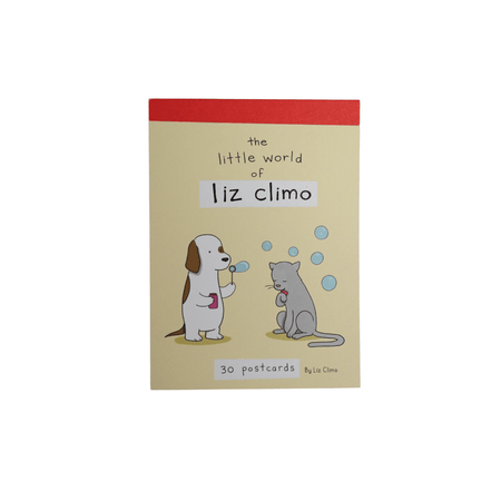 Set of Liz Climo postcards featuring whimsical illustrations and charming designs, perfect for sending or collecting.