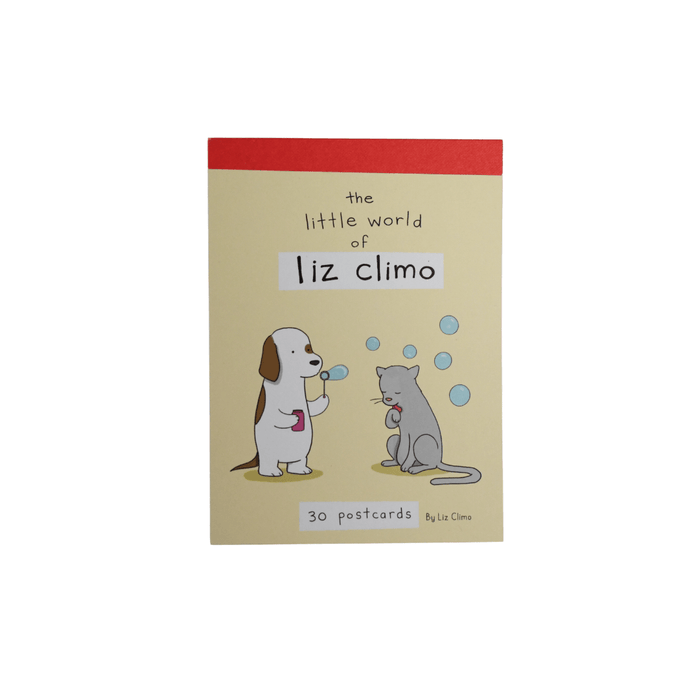 Set of Liz Climo postcards featuring whimsical illustrations and charming designs, perfect for sending or collecting.