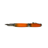 Jean-Pierre Lepine Indigo Classic Murano fountain pen with mango-colored resin body and gold accents.