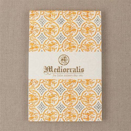 Medioevalis Artist Pad with 20 sheets of 9 by 8.25-inch 310-gram paper, ideal for sketching and mixed media art projects.