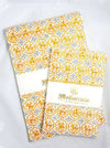 Medioevalis writing pad and envelopes with 25 place cards, 8.25 x 11.75 inches, 120 grams, ideal for elegant correspondence.