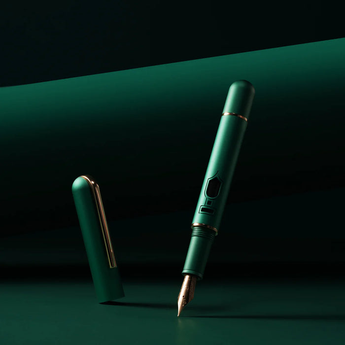Nahvalur Nautilus fountain pen with sleek design and gold accents, showcased on Fountain Pen Day 2025.