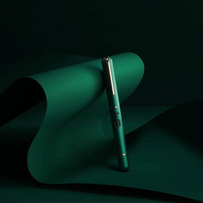 Nahvalur Nautilus fountain pen with sleek design and metal clip, showcasing elegant craftsmanship for Fountain Pen Day 2025 celebration.