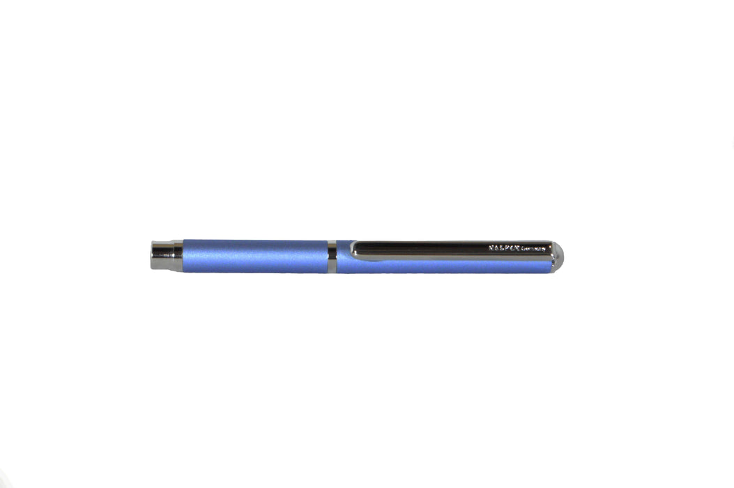 Nespen Mini Pocket Pocky ballpoint pen with chrome velvet finish, compact and stylish writing instrument.