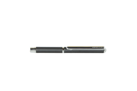Nespen Mini Pocket Pocky ballpoint pen in chrome velvet finish, compact and stylish writing instrument.