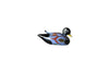 No Solo Vetro glass ducks pen rest featuring a purple glass duck design, decorative pen holder for desk or workspace.