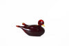 No Solo Vetro glass ducks pen rest features purple glass ducks, perfect for holding pens on a desk or workspace.