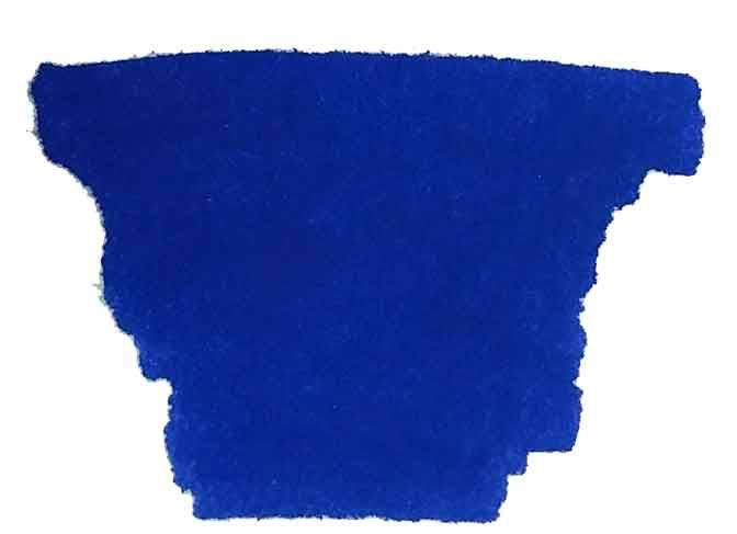 Noodlers Baystate Blue fountain pen ink in a 3 oz bottle, vibrant blue ink for writing and calligraphy.
