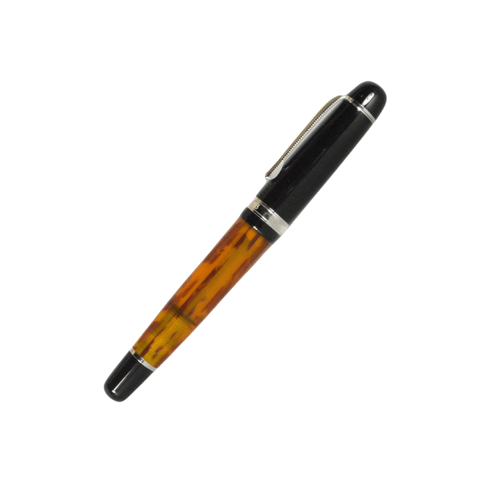 Opus 88 ABMER JAZZ fountain pen with an extra-fine nib, showcasing its sleek design and detailed craftsmanship.