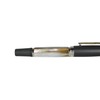 Opus 88 fountain pen with extra-fine nib featuring a black mother of pearl shell cap and body, elegant and luxurious writing instrument