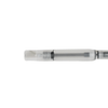 Opus 88 Demo fountain pen with extra-fine nib, featuring a sleek black body and gold accents, showcasing detailed craftsmanship.