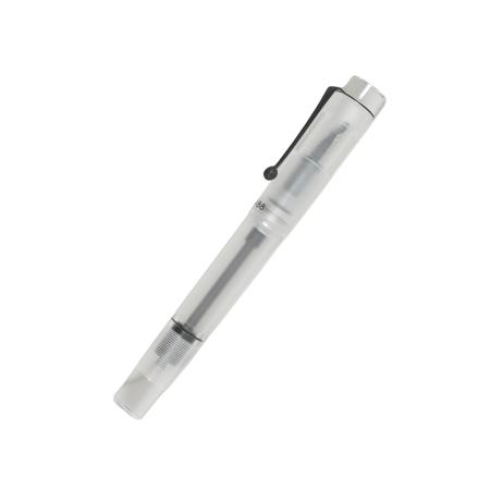 Opus 88 demo fountain pen with an extra-fine nib, showcasing the sleek black design and elegant craftsmanship.