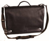 Orna Excellence double bellow legal briefcase with sturdy leather construction and double handles, designed for professional use.