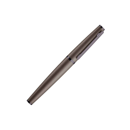 Otto Hutt Design 06 Ash Grey fountain pen with fine nib, sleek and stylish writing instrument in ash grey finish.