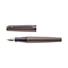 Otto Hutt Design 06 Ash Grey fountain pen with fine nib, sleek modern design, and smooth ink flow.