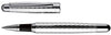 Otto Hutt Design 02 Honeycomb rollerball pen with sleek black and gold accents, close-up view of the stylish writing instrument.